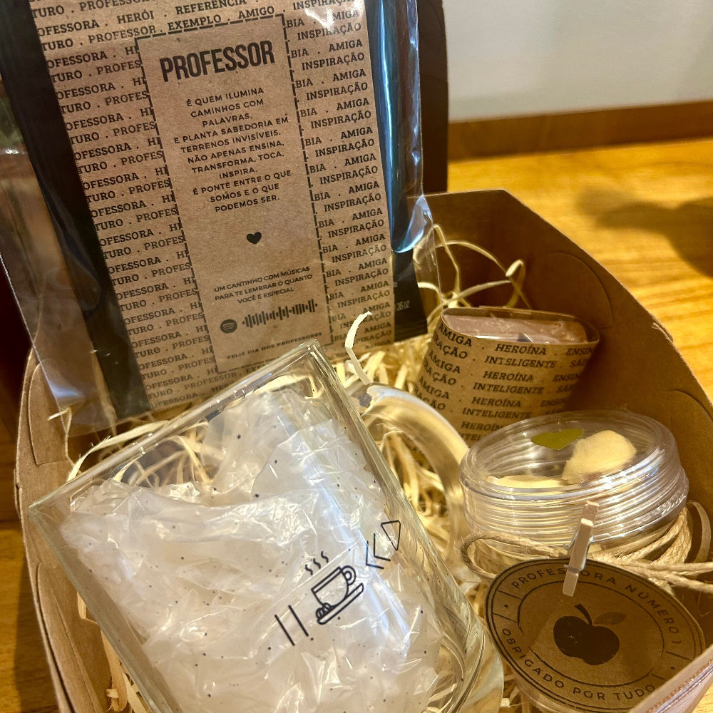 Box Carinho Dia dos Professores Caneca Pause